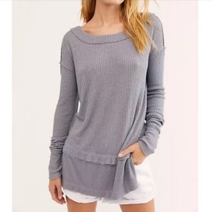 Free People North Shore Thermal Knit Tunic Top